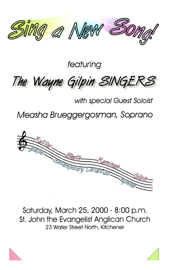 The Wayne Gilpin SINGERS Sing a New Song