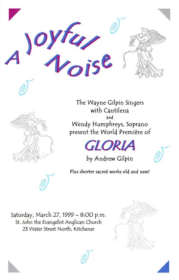 The Wayne Gilpin SINGERS A Joyful Noise