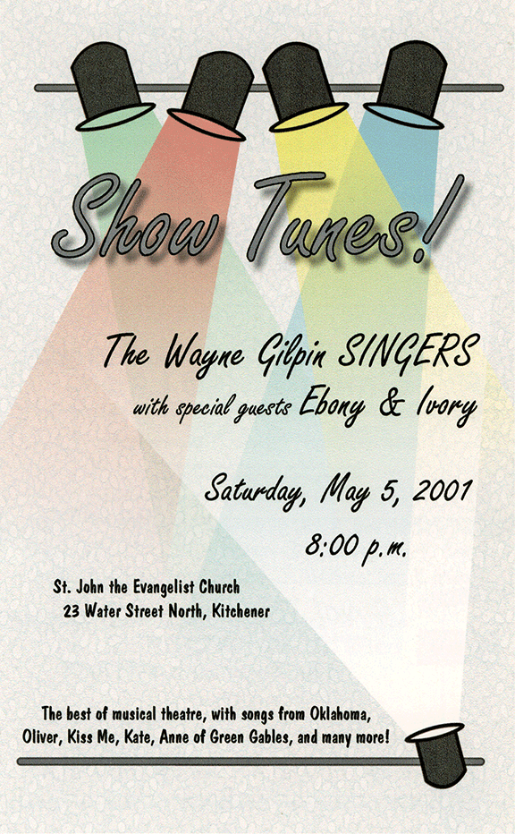 The Wayne Gilpin SINGERS Show Tunes!