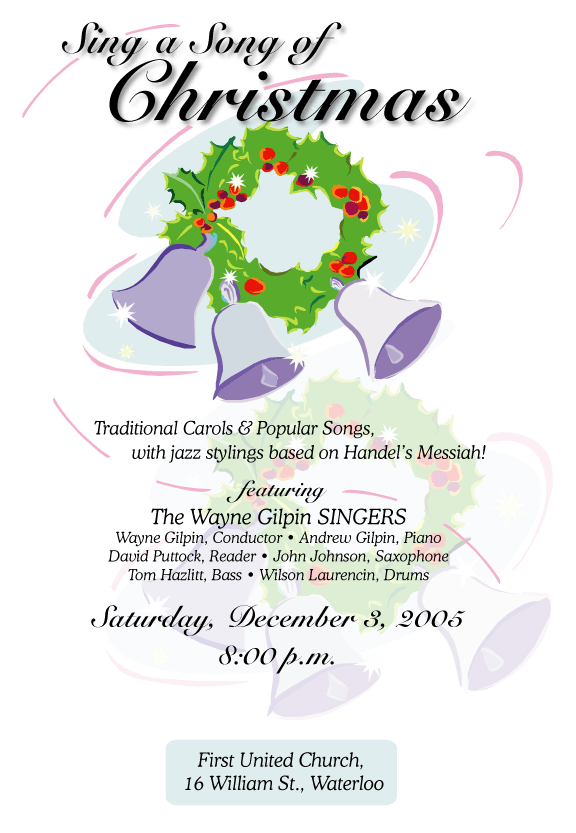 The Wayne Gilpin SINGERS Sing a Song of Christmas