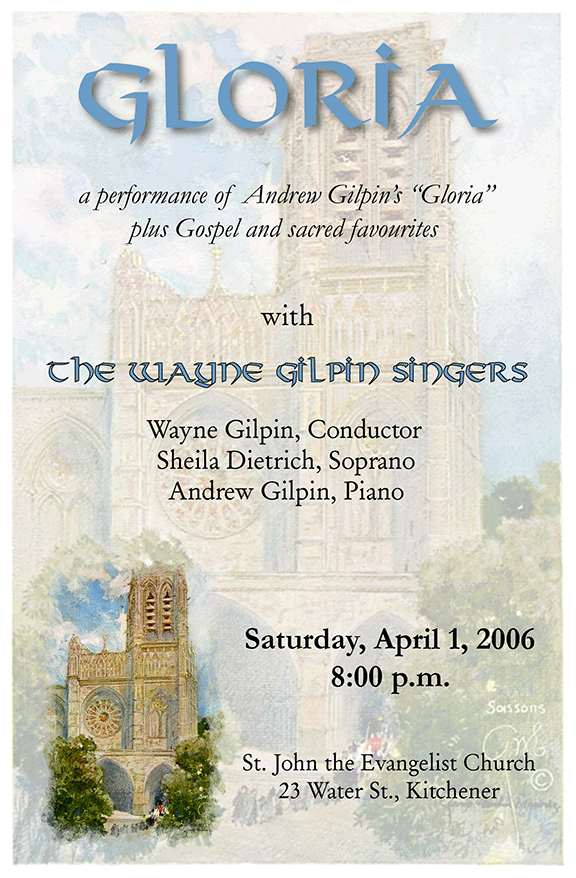 The Wayne Gilpin SINGERS Gloria