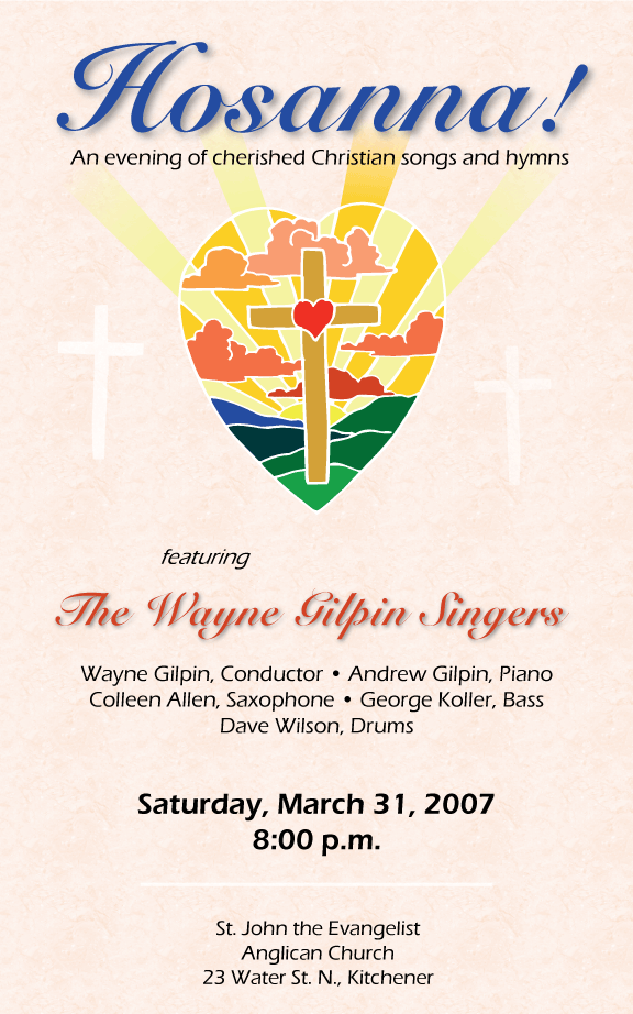 The Wayne Gilpin SINGERS Hosanna!