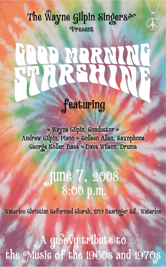 The Wayne Gilpin SINGERS Good Morning Starshine