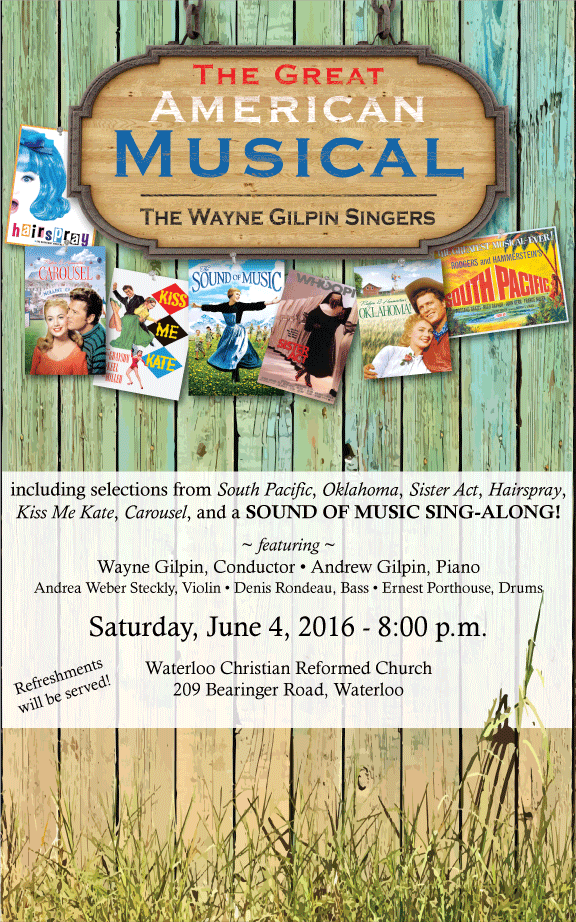 The Wayne Gilpin SINGERS The Great American Musical
